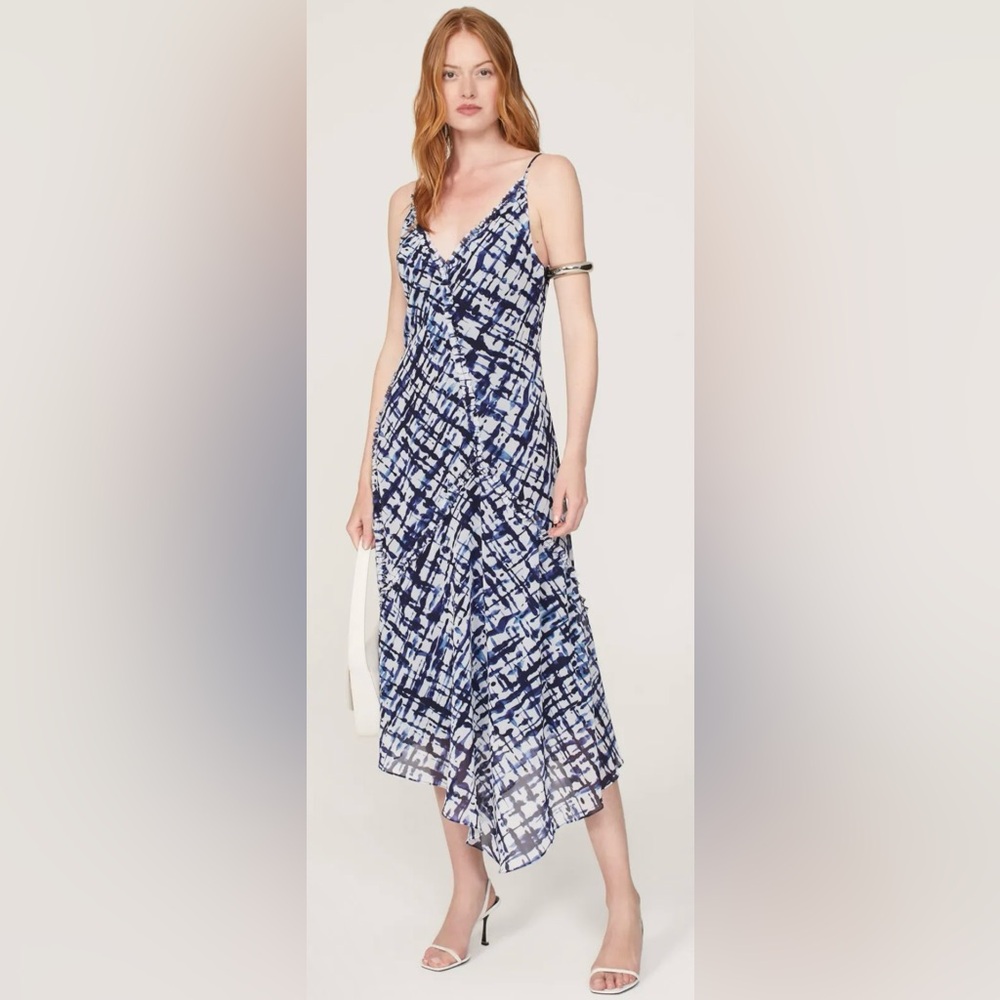 Jason Wu Collective x RTR Sheer Midi Dress, Size 0, EUC. Will fit up to size 2.